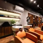 Shave and Shears barber shop interior